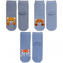 Комплект из 3 пар детских носков Красная ветка микс 6