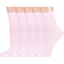 Комплект из 5 пар женских носков  Красная ветка  СВЕТЛО-РОЗОВЫЕ
