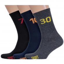 Комплект из 3 пар мужских носков RuSocks (Орудьевский трикотаж) микс 2