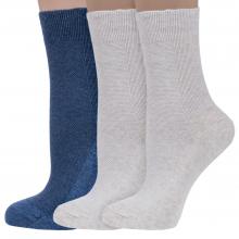 Комплект из 3 пар женских медицинских носков Dr. Feet (PINGONS) микс 1