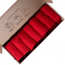 Набор из 7 пар мужских носков  Нева-Сокс  ярко-красные