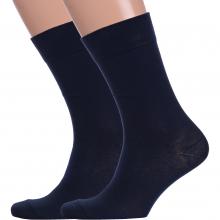 Комплект из 2 пар мужских носков GRAND LINE ТЕМНО-СИНИЕ