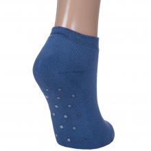 Женские махровые носки RuSocks (Орудьевский трикотаж) ТЕМНО-ДЖИНСОВЫЕ с точками