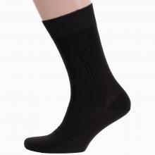 Мужские носки из 100% хлопка RuSocks (Орудьевский трикотаж) рис. 03, ЧЕРНЫЕ