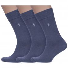 Комплект из 3 пар мужских носков НАШЕ Смоленской чулочной фабрики рис. 1, АНТРАЦИТ №53-1