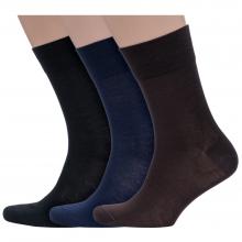 Комплект из 3 пар мужских носков Grinston socks (PINGONS) из 100% микромодала микс 1