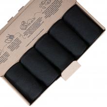 Набор из 5 пар мужских носков Альтаир черные в коробке NosMag