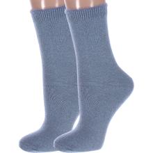 Комплект из 2 пар женских теплых носков  Пуховые  Hobby Line ГОЛУБЫЕ