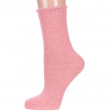 Женские теплые носки с ослабленной резинкой Hobby Line СВЕТЛО-РОЗОВЫЕ