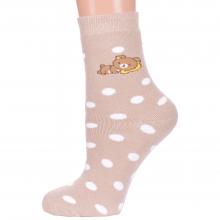 Женские махровые носки PARA socks БЕЖЕВЫЕ