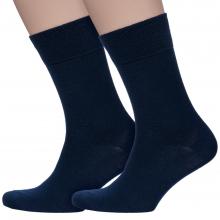 Комплект из 2 пар мужских полушерстяных носков Mark Formelle рис. 282, ТЕМНО-СИНИЕ