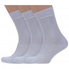 Комплект из 3 пар мужских носков Носкофф (АЛСУ) СВЕТЛО-СЕРЫЕ