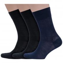 Комплект из 3 пар мужских носков Grinston socks (PINGONS) из 100% микромодала микс 2