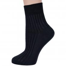 Женские носки из 100% хлопка RuSocks (Орудьевский трикотаж) ЧЕРНЫЕ