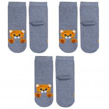 Комплект из 3 пар детских носков Красная ветка С-2108, СЕРЫЕ
