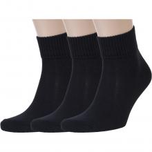 Комплект из 3 пар мужских спортивных носков  Красная ветка  ЧЕРНЫЕ