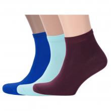 Комплект из 3 пар мужских укороченных носков RuSocks (Орудьевский трикотаж) микс 1