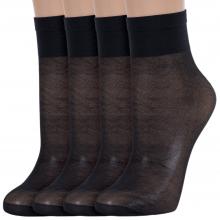 Комплект из 4 пар женских носков Conte Nero, черные