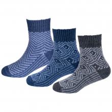 Комплект из 3 пар детских теплых носков RuSocks (Орудьевский трикотаж) микс 9