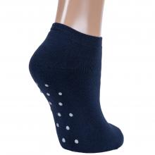 Женские махровые носки RuSocks (Орудьевский трикотаж) ТЕМНО-СИНИЕ с точками