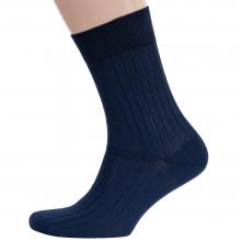 Мужские носки из 100% хлопка RuSocks (Орудьевский трикотаж) рис. 01, ТЕМНО-СИНИЕ