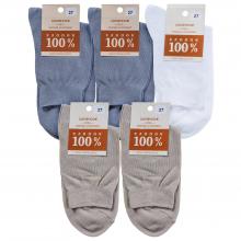 Комплект из 5 пар мужских носков  НАШЕ  Смоленской чулочной фабрики из 100% хлопка микс 6