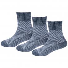 Комплект из 3 пар детских теплых носков RuSocks (Орудьевский трикотаж) СЕРЫЕ, рис. 0