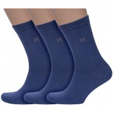 Комплект из 3 пар мужских носков VASILINA 2С4108, ДЖИНСОВЫЕ