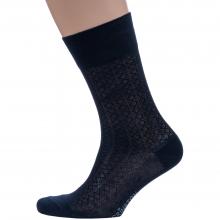 Мужские носки из микромодала Grinston socks (PINGONS) СИНИЕ