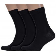 Комплект из 3 пар мужских носков VASILINA 6С4126, ЧЕРНЫЕ