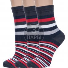 Комплект из 3 пар детских носков  Красная ветка  ТЕМНО-СИНИЕ