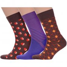 Комплект из 3 пар мужских носков НЕВА-Сокс микс 43