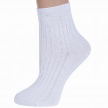 Женские носки из 100% хлопка RuSocks (Орудьевский трикотаж) БЕЛЫЕ