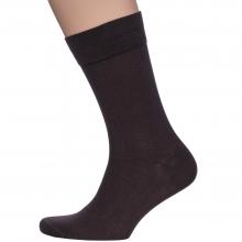Мужские носки из 100% хлопка Grinston socks (PINGONS) КОРИЧНЕВЫЕ
