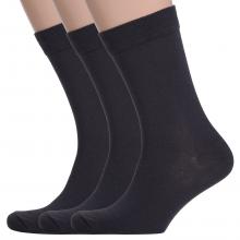 Комплект из 3 пар мужских носков Comfort (Palama) ТЕМНО-СЕРЫЕ