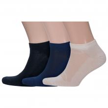 Комплект из 3 пар бамбуковых носков Grinston socks (PINGONS) микс 5