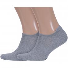 Комплект из 2 пар мужских носков DiWaRi рис. 000, СЕРЫЕ
