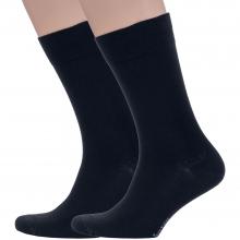 Комплект из 2 пар мужских носков Grinston socks (PINGONS) ЧЕРНЫЕ