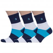 Комплект из 3 пар мужских носков ХОХ БЕЛЫЕ