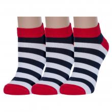 Комплект из 3 пар женских носков Красная ветка С-990, МУЛЬТИКОЛОР