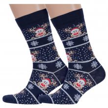 Комплект из 2 пар мужских носков Красная ветка С-1381, ТЕМНО-СИНИЕ