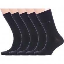 Комплект из 5 пар мужских носков «Красная ветка» ЧЕРНЫЕ