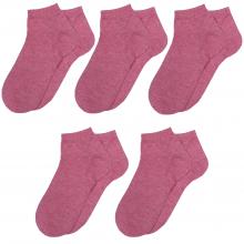 Комплект из 5 пар детских носков RuSocks (Орудьевский трикотаж) РОЗОВЫЕ МЕЛАНЖ