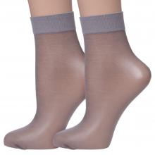 Комплект из 2 пар женских носков Fiore СВЕТЛО-СЕРЫЕ