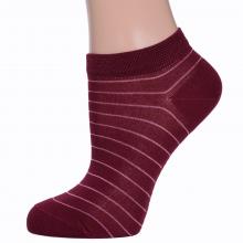 Женские носки из микромодала Grinston socks (PINGONS) БОРДОВЫЕ