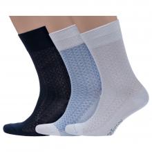 Комплект из 3 пар мужских носков Grinston socks (PINGONS) из микромодала микс 2