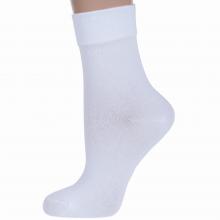 Женские носки с ослабленной резинкой RuSocks (Орудьевский трикотаж) БЕЛЫЕ