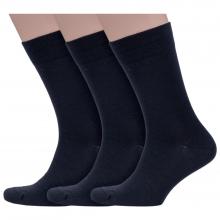 Комплект из 3 пар мужских шерстяных носков Sergio Di Calze (PINGONS) ЧЕРНЫЕ