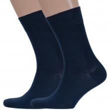 Комплект из 2 пар мужских носков DiWaRi рис. 000, ТЕМНО-СИНИЕ