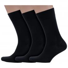 Комплект из 3 пар мужских носков Sergio Di Calze (PINGONS) ЧЕРНЫЕ
